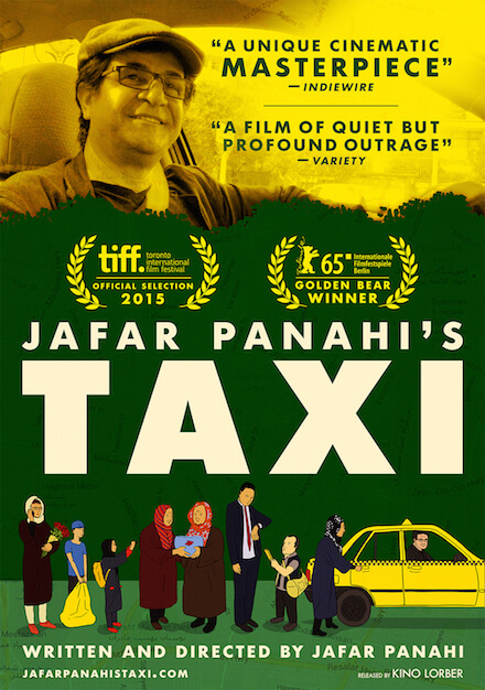 Jafar Panahi’s Taxi poster